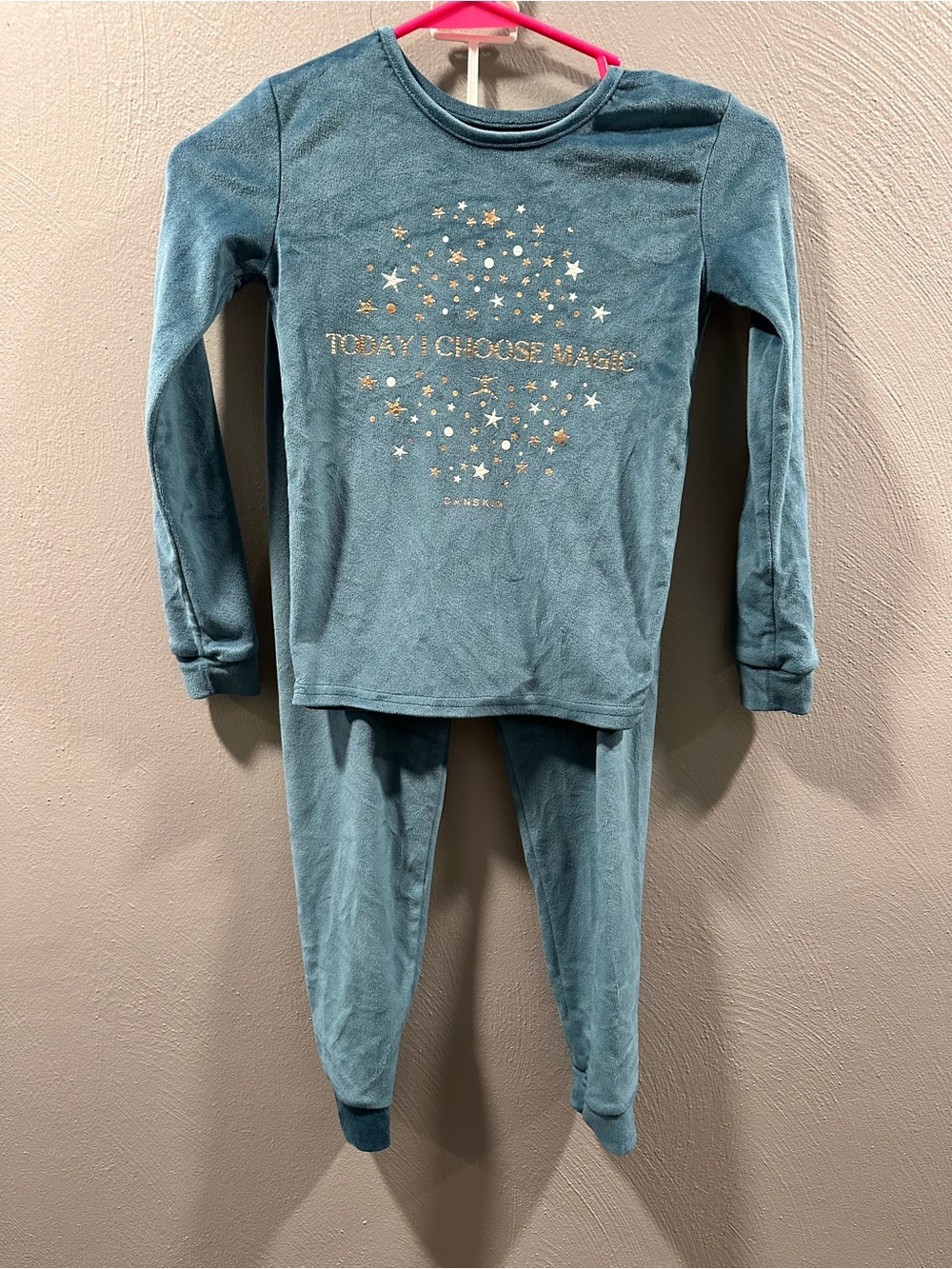 Kids Blue 'Today I Choose Magic' Long Sleeve Set